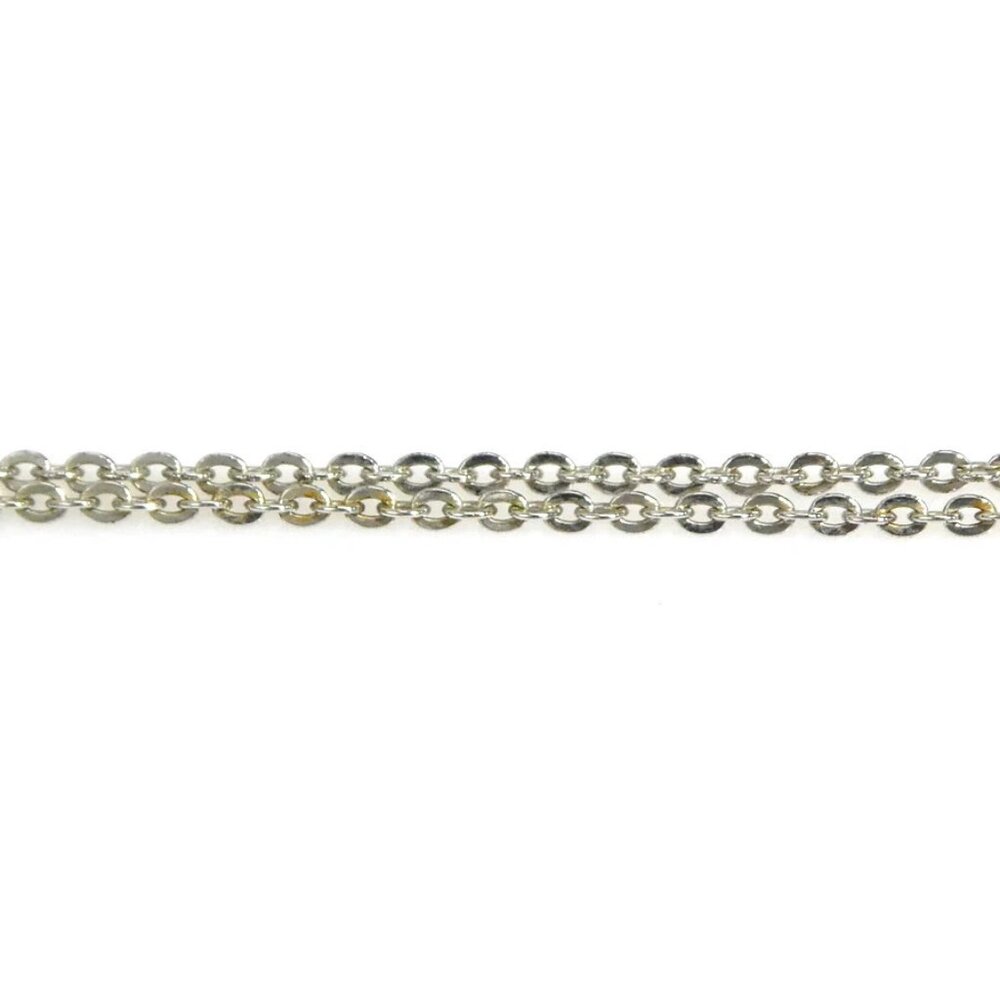 Auth Christian Dior Necklace Silver Metal - Picture 6 of 7